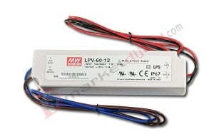 LPV-60-12 12 Volt 5 Amper IP67 Meanwell