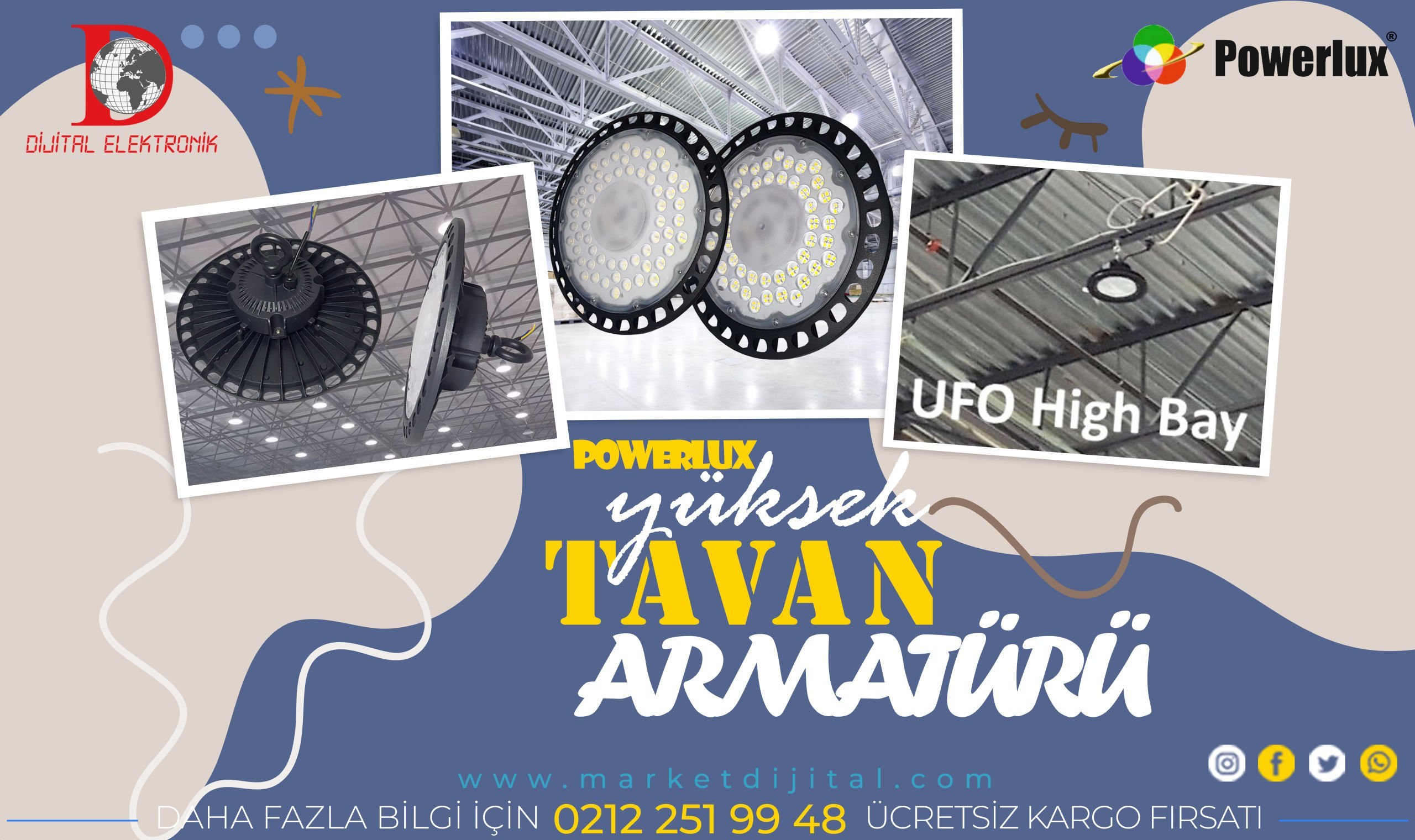 Yüksek Tavan Armatürü