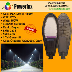 220 Volt 150 Watt 2835 Smd Ledli Sokak Lambası(BEYAZ)
