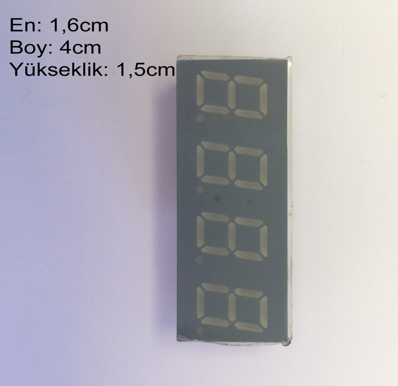 HS-4401BS 10mm Anot 4'lü Kırmızı Display
