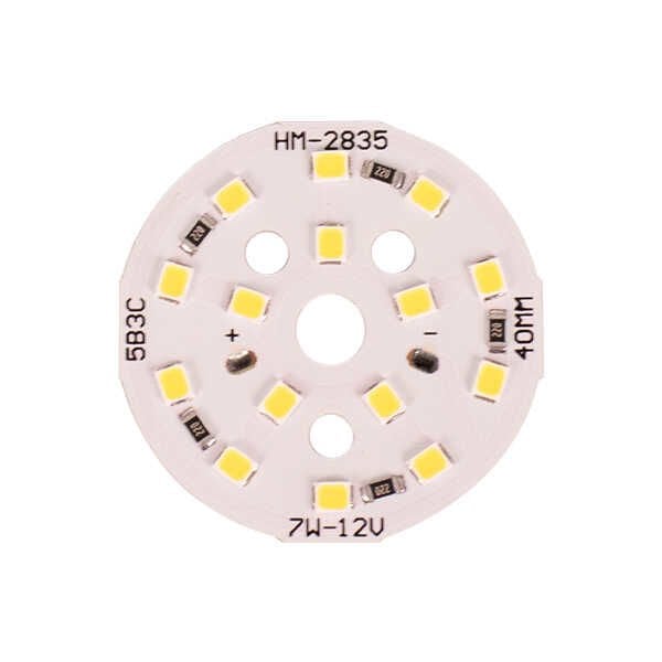 12 Volt 7 Watt SMD 2835 Ledli Hazır Led Modül 40MM Günışığı