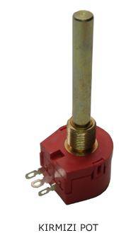 WX118 20 K Kırmızı Tek Turlu Potansiyometre