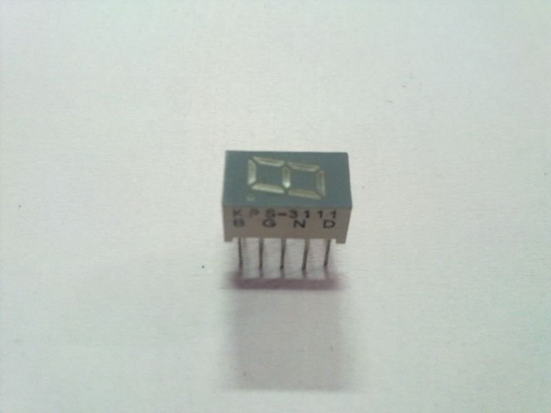 KPS3111BGND 7mm Yeşil Anot Display