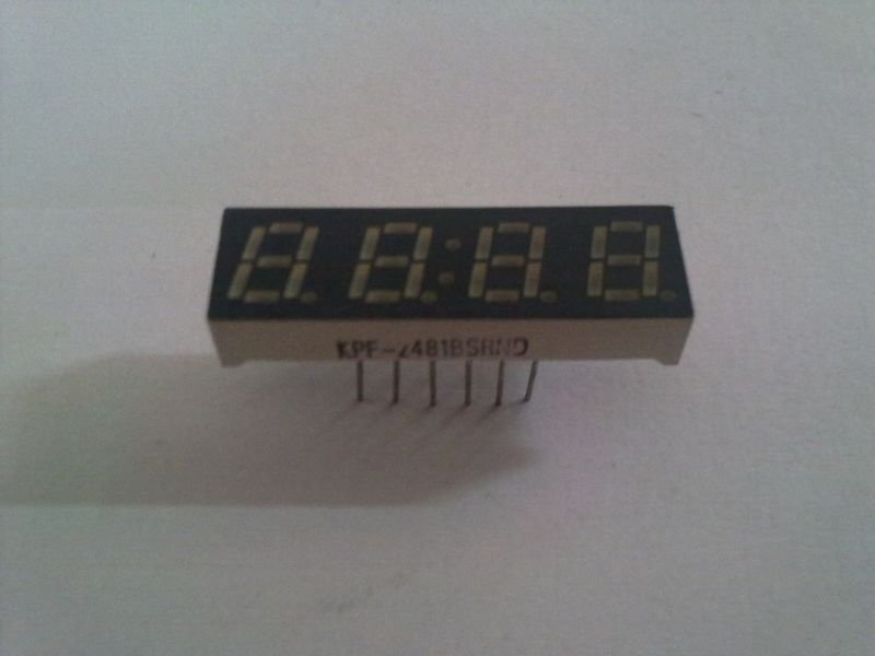 KPF2481BSRND 7mm 4lü Anot Display Kırmızı