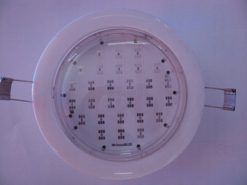 5050 Led İçin Uygun 130 mm Çapında 28 Led Li PCB + Plastik Kasa + Driver