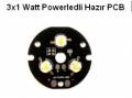3x1 Watt Powerledli Hazır Pcb