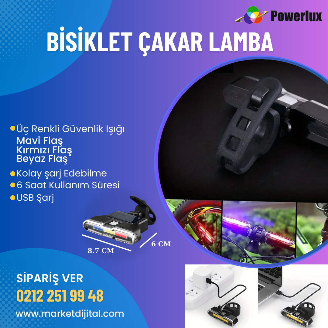 Bisiklet Çakar Lamba