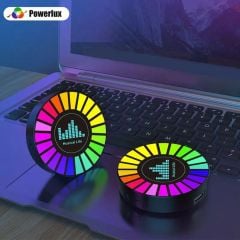 Rgb Sese Duyarlı Araç Disko LED Ekolayzer Şarjlı