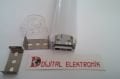 PJ1095 2 Sıra Led Pcb İçin 1 Mt Tüp Led Profil