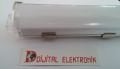 PJ1095 2 Sıra Led Pcb İçin 1 Mt Tüp Led Profil