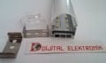 PJ1095 2 Sıra Led Pcb İçin 1 Mt Tüp Led Profil