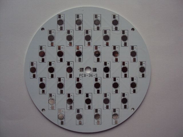RGB (3 Renk) 36 Lı Yuvarlak Powerled Pcb 14cm