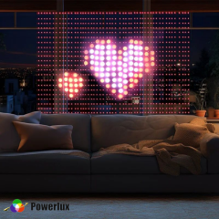 Pixel Led Perde 2X2 mt  400 Led Animasyonlu Uzaktan Kumandalı