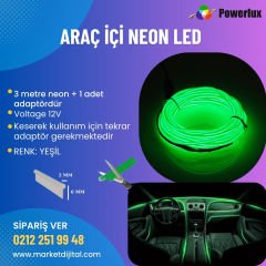 Araç İçin Neon Led A Kalite 3mt
