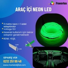 Araç İçin Neon Led A Kalite 3mt