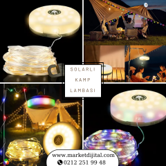 Solarlı Kamp Lambası