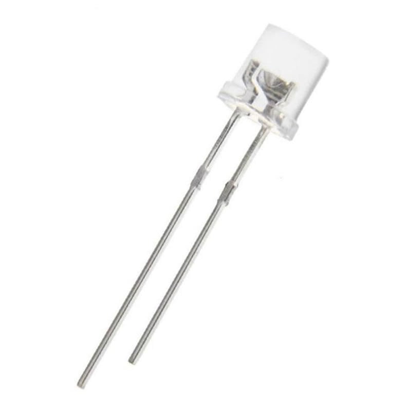 10MM Kırmızı kesikbaş Şeffaf Led  (100Adet)