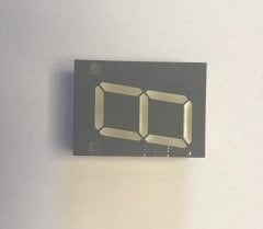 KPS8102BGND Tekli yeşil Display 21mm