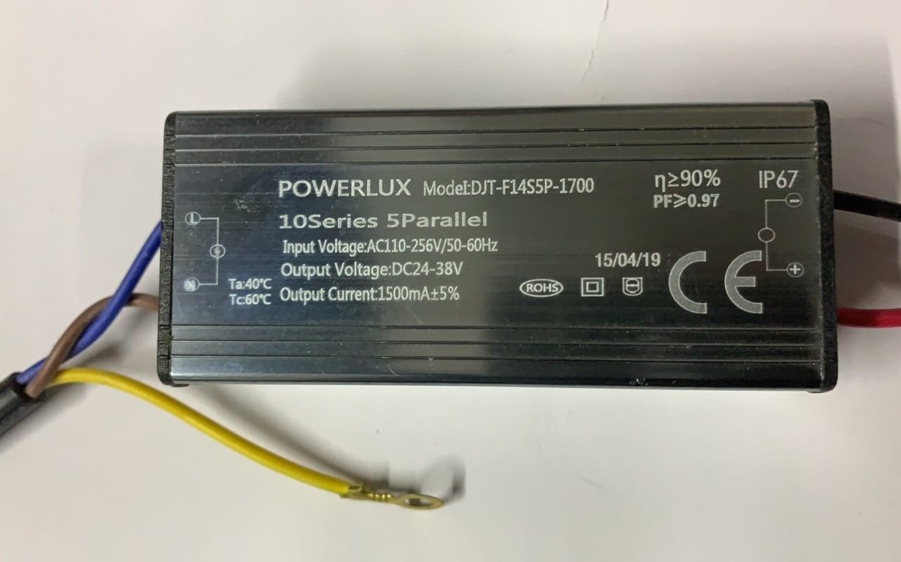 DC24-38V 1500mA 10 Seri 5 Paralel Driver