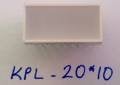 KPL20*10 - 20*10 Kırmızı Şeffaf Yüzey