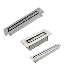 Sıva Altı Wallwasher Alüminyum Boş Kasa Profil Ve Aparatları 10cm / 3-4 Led