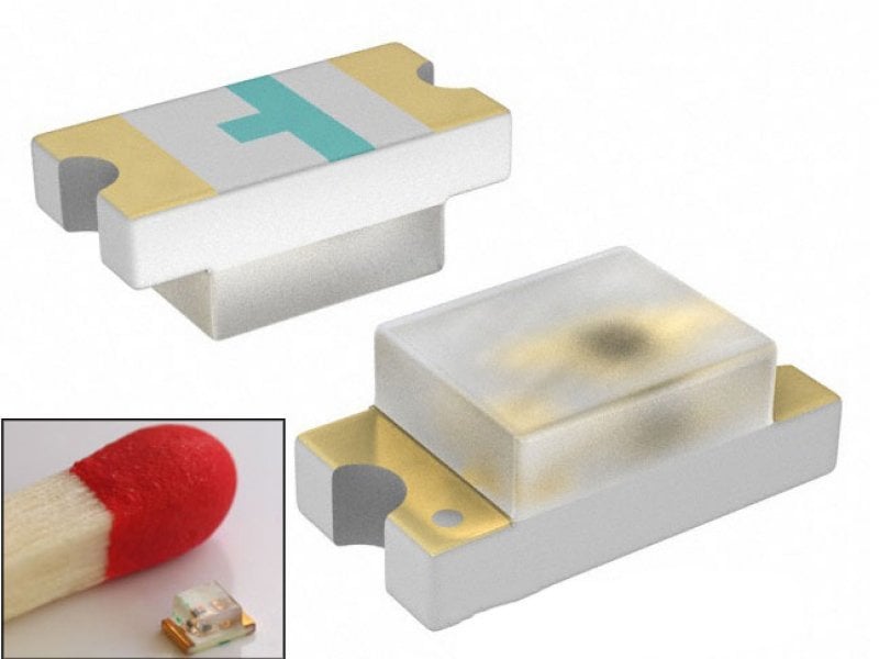 805 SMD LED Amber (Sarı) - 100 Adetlik Paket