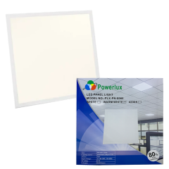 Powerlux 60x60 Sıva Altı Slim Günışığı 3000C Led Panel Işık Yüksek Kalite Alüminyum Kasa (5Adet)