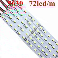 24 Volt 5630 Ledli Led Bar Alüminyum Çubuk 72 Ledli