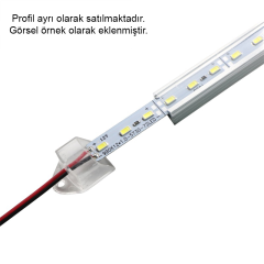 12 Volt Led Bar Alüminyum Çubuk 72 Ledli Grow bitki led (Full Spectrum)