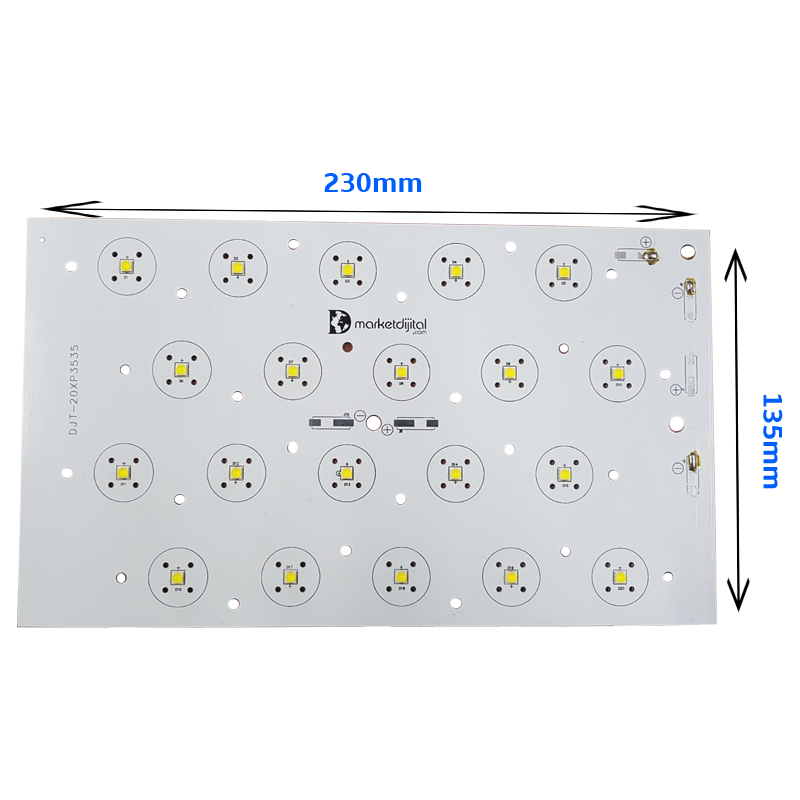 20x3 Watt Toshiba 3535 Ledli Modül 230x135mm