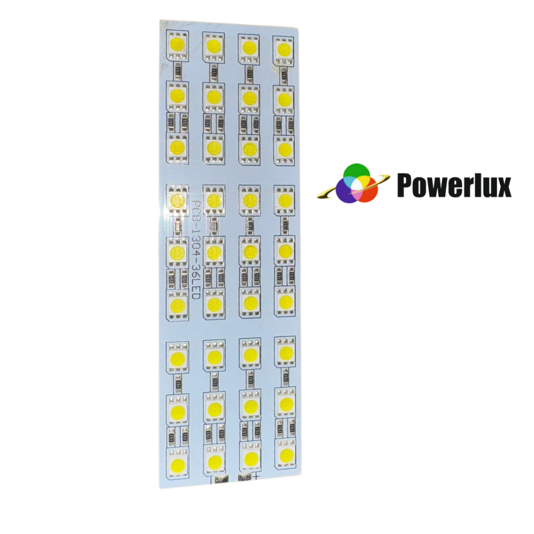 13x4cm 12 volt 750mA 9 watt 36 led 5050 modül 6500 Kelvin | MARKET ...