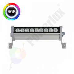 30 Cm 9 Watt RGB-Powerlux Wallwasher - Dış Cephe Aydınlatma - Duvar Boyama