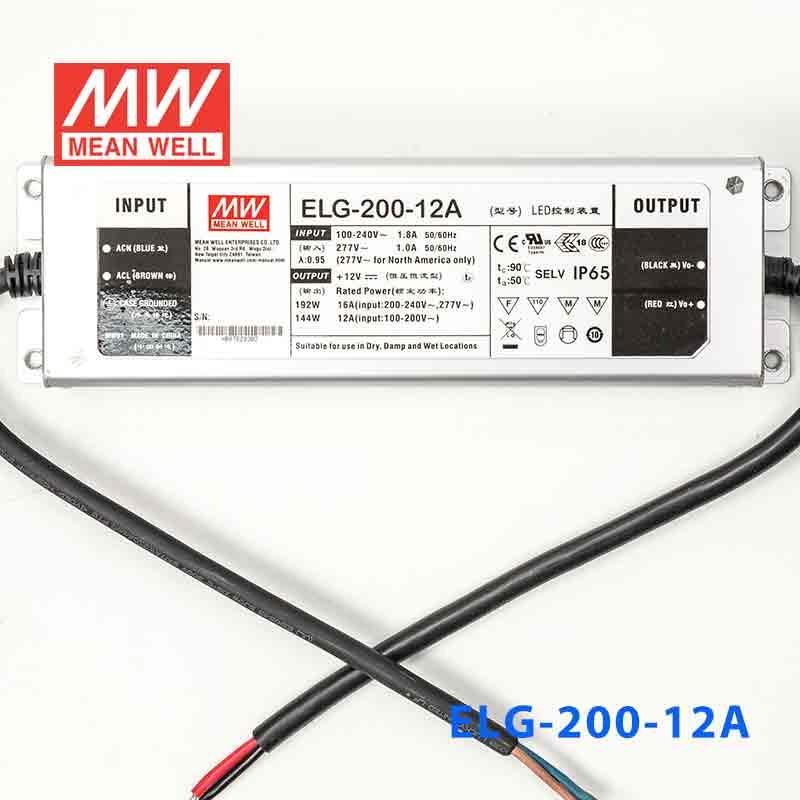 ELG-200-12A 192W 12V 16A Adaptör Meanwell 