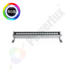 50 Cm 18 Watt RGB-Powerlux Wallwasher - Dış Cephe Aydınlatma - Duvar Boyama
