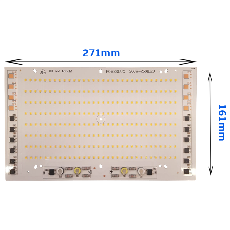 220V 200W SMD 2835 Ledli Hazır Projektör PCB