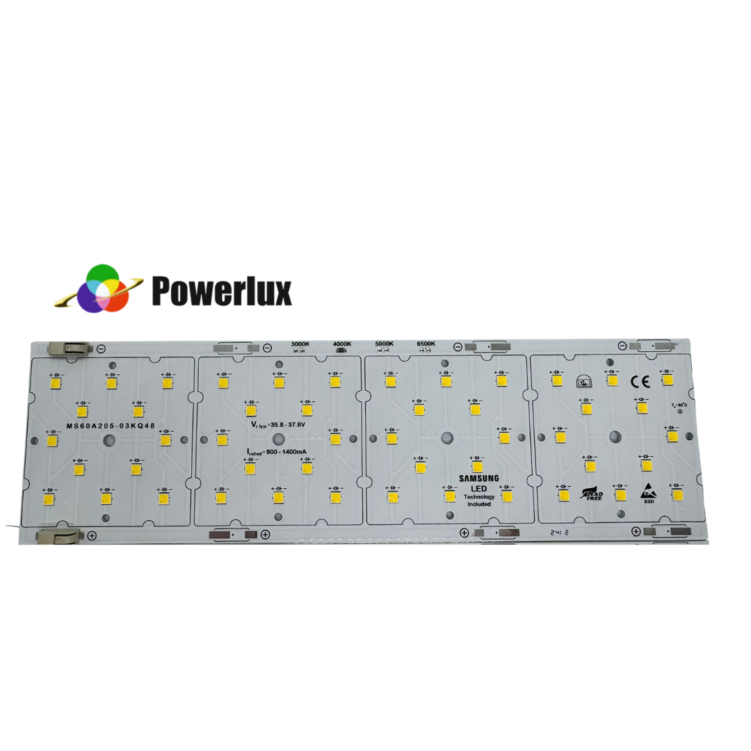 36V 1400mA 48Led 205x60mm Kırılabilir Samsung Led Aydınlatma Pcb