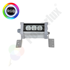 12 Cm 3 Watt RGB Powerlux Wallwasher - Dış Cephe Aydınlatma - Duvar Boyama