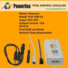 Pixel RGB Led Müzik Kontrol Cihazı Bluetoothlu SP107E