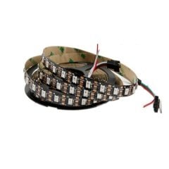 WS2812B RGB Magic Şerit Led IP20 Metrede 60 Led 5 Volt
