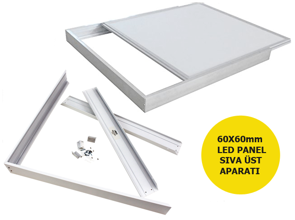 60x60 Slim Panel Sıva Üstü Aparatı