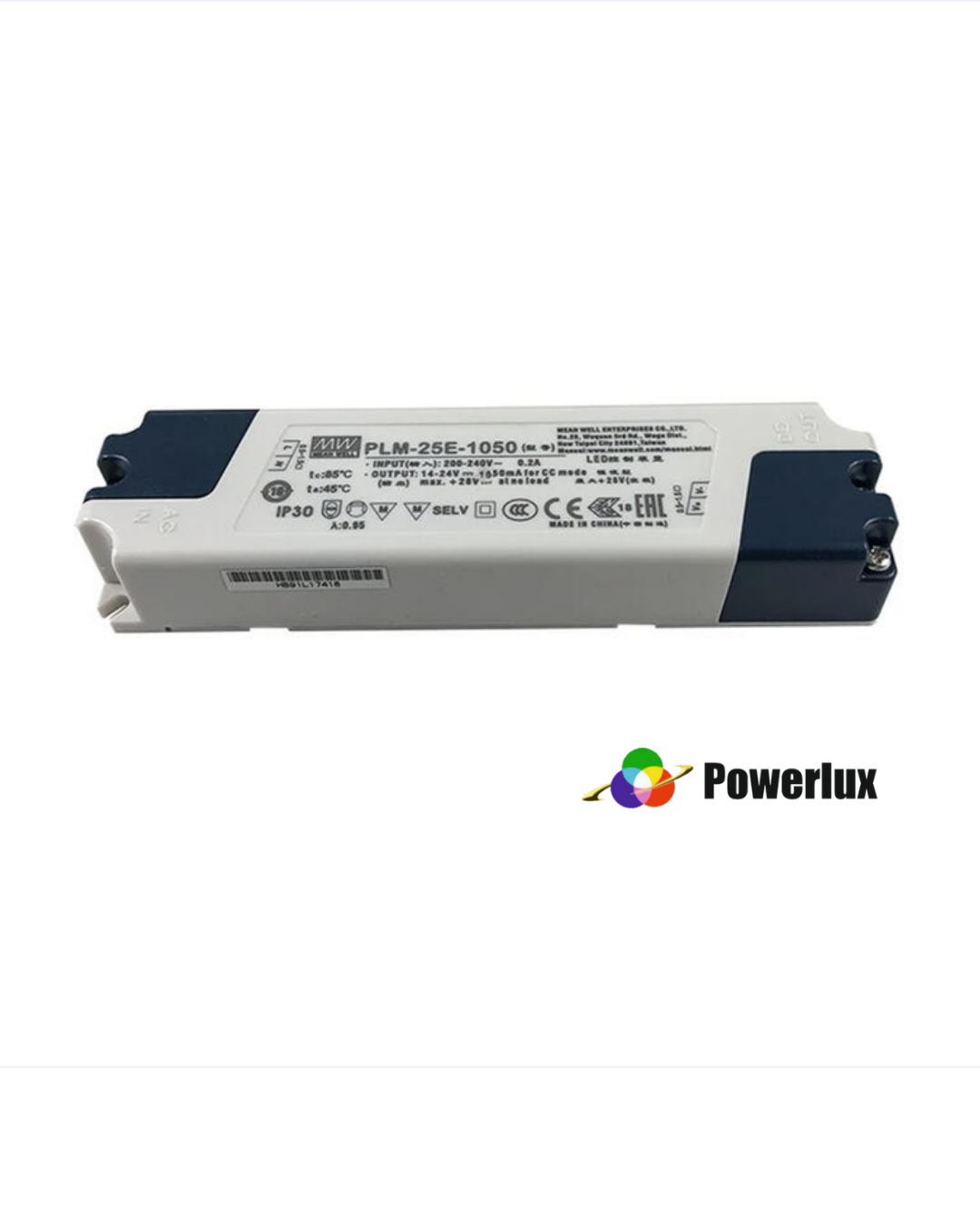Mean Well PLM-25E-1050 25W 14-24V 1.05A Led Driver