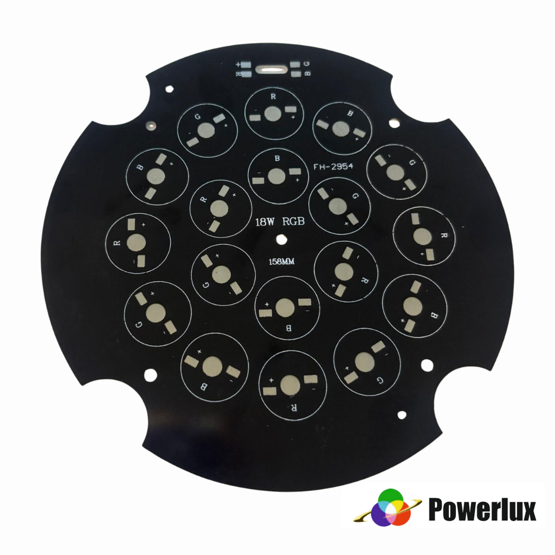 18Li Yuvarlak Pcb RGB 158MM Çap