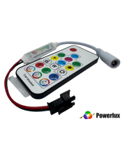 RF Müzik ve Sese Duyarlı Mini Pixel Led Kontrol Cihazı 17 Tuşlu 358 Modlu