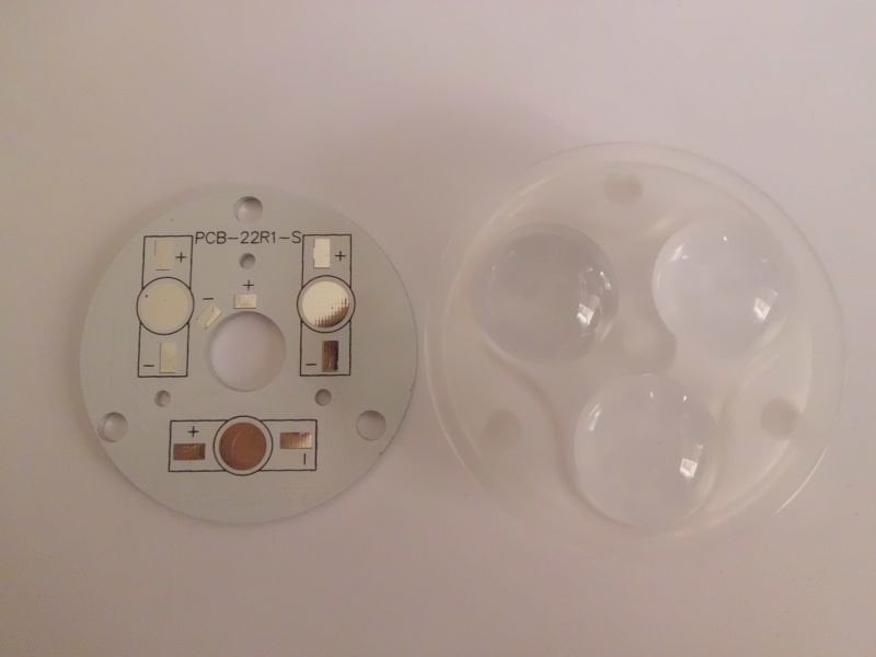 3Lü Bombeli Lens+Pcb Takım 60D