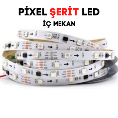 IC1903 RGB Magic Şerit Led Metrede 60 Led (5metre) IP20