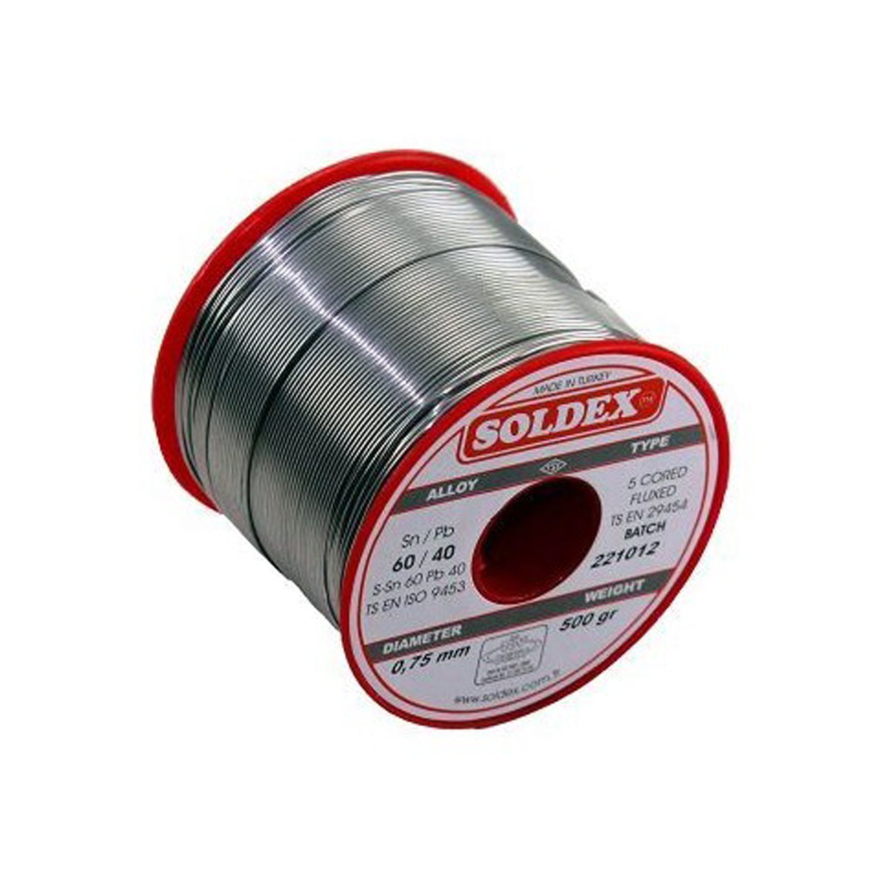 0.75mm Soldex Lehim Teli 500gr