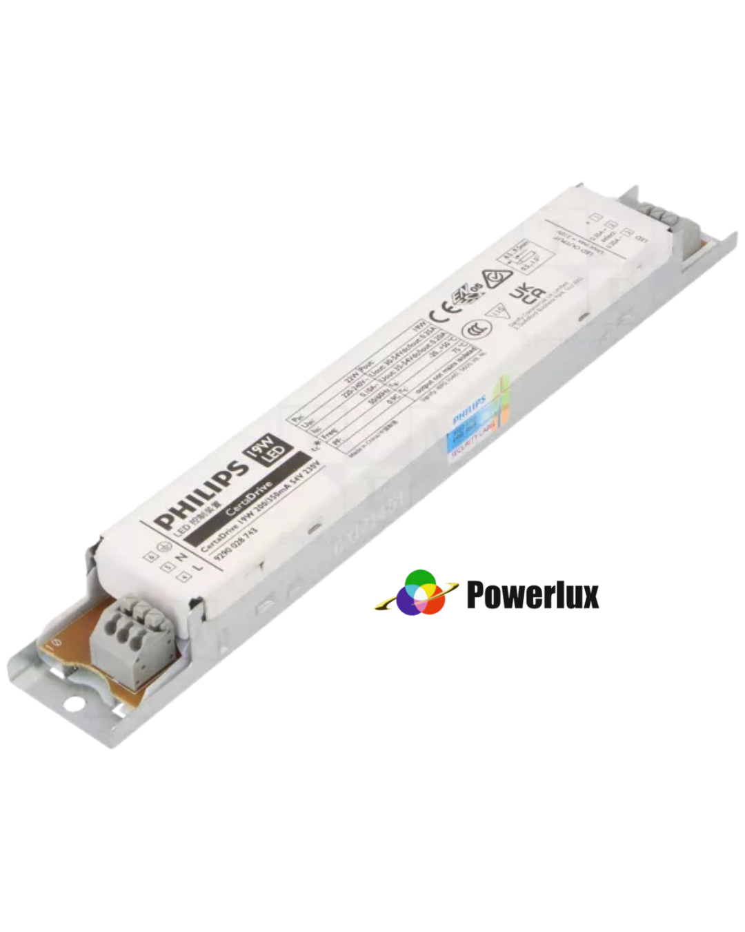 PHILIPS CERTADRIVE 19W 200/350MA 54V 230V