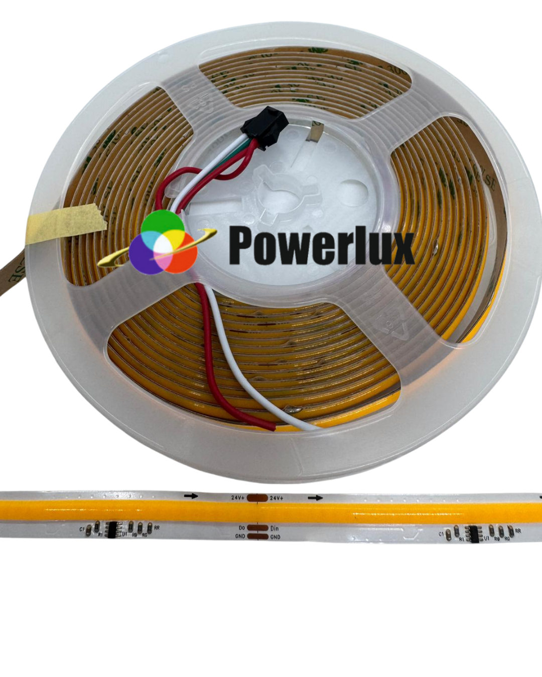 PİXEL COB LED 24V 12W 360 LED 10MM 3200K (5 metre)