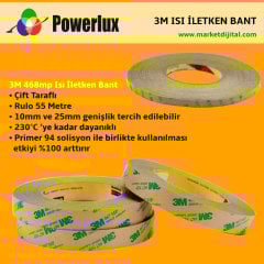 3M 468mp Isı İletken Çift Taraflı Bant 10MM 55Mt