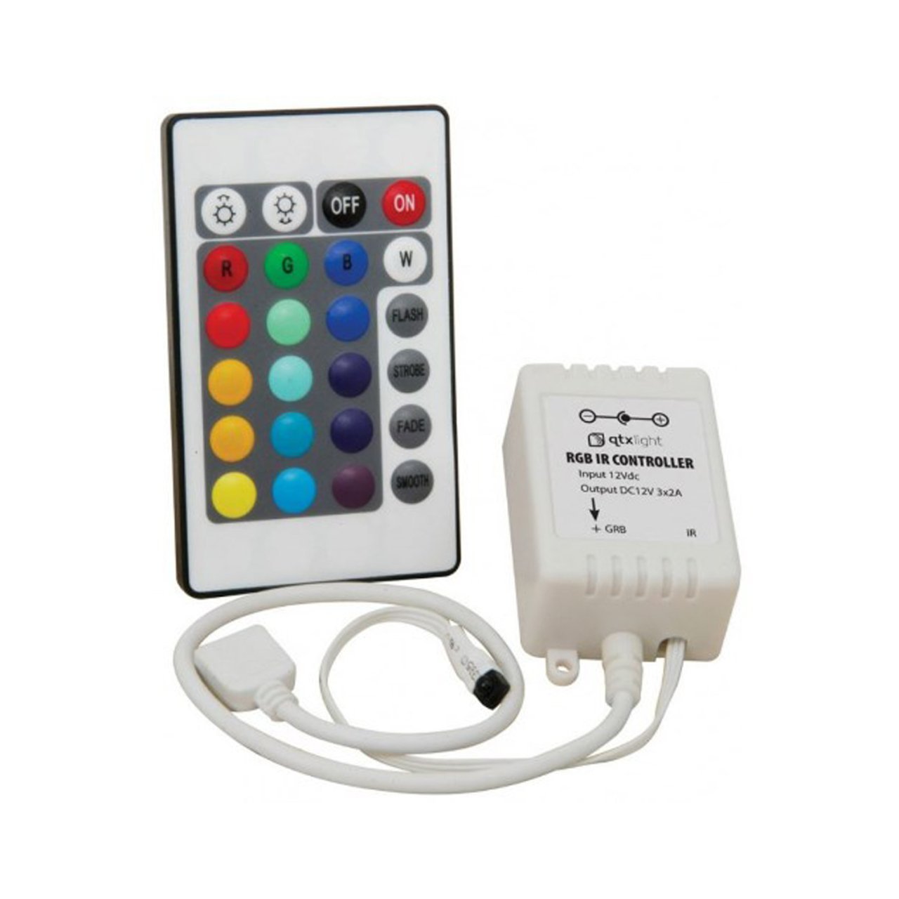 Powerlux RGB Şerit Led Kontrol IR-24 Kumandalı 12V 6A